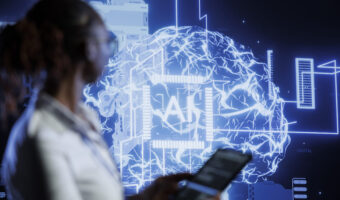 Computer scientist updating AI systems