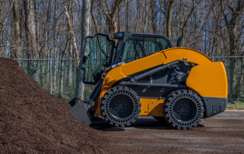 compact track loader mulch