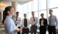 Female Executive Manager and Team